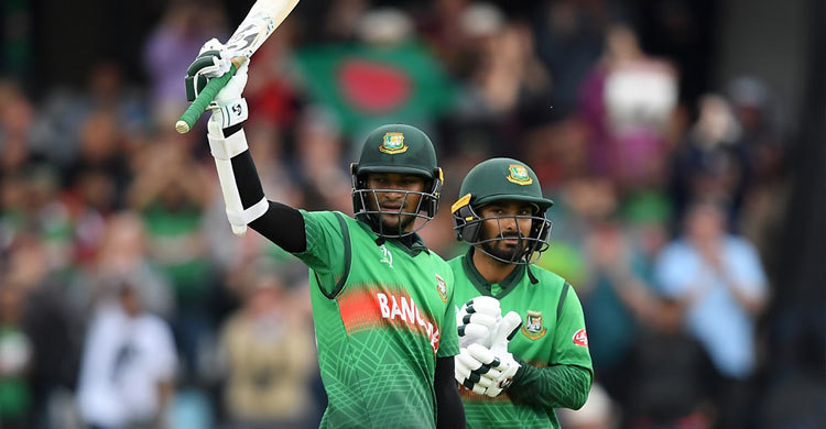 Shakib’s ton powers Tigers to a facile victory over West Indies