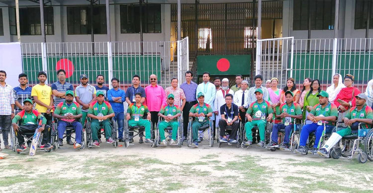ত্রিদেশীয় সিরিজ খেলতে ভারতে বাংলাদেশ হুইল চেয়ার ক্রিকেট দল