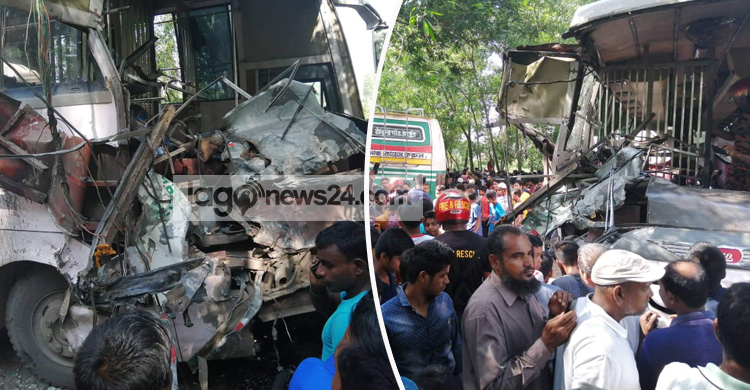 Thakurgaon bus collision leaves 9 people dead