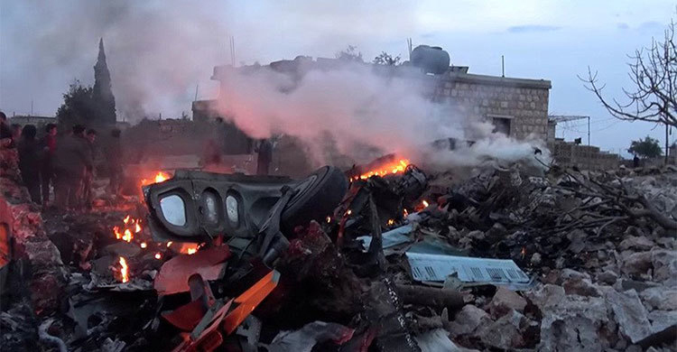 Russian plane crashes in Syria killing all 32 on board