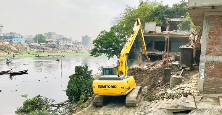 ২৩তম দিনের অভিযানে ২৯ অবৈধ স্থাপনা উচ্ছেদ করল বিআইডব্লিউটিএ