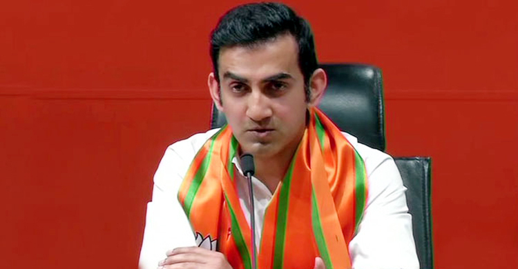 নির্বাচনের ঠিক আগ মুহূর্তে বিজেপিতে যোগ দিলেন গম্ভীর