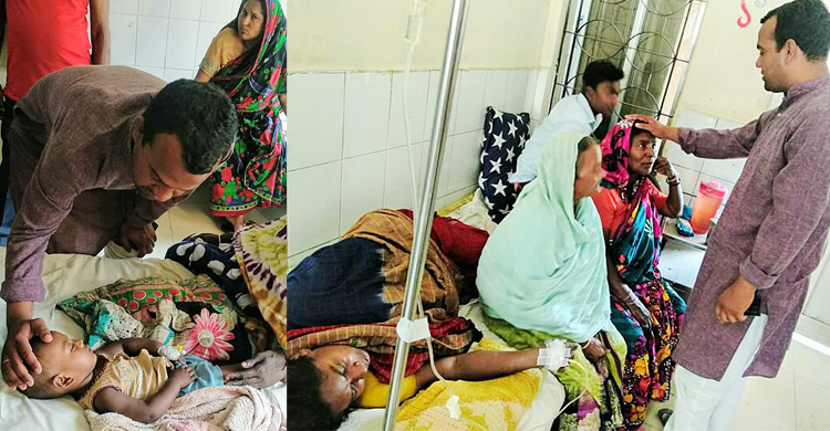 নির্বাচনে জয়ী হয়ে হাসপাতালে ছুটলেন ছাত্রলীগ নেতা