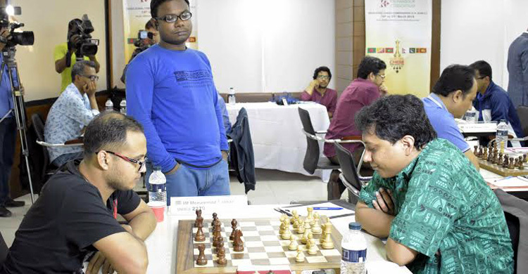 বিশ্বকাপ দাবার বাছাইয়ে শীর্ষে রাজীব