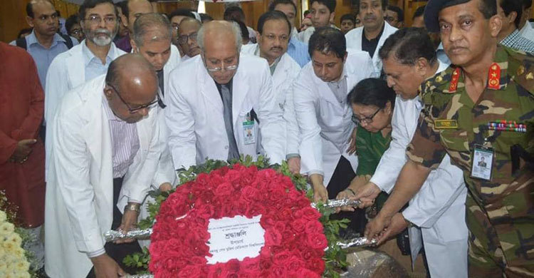 ডা. রাজনের মৃত্যুতে বিএসএমএমইউ উপাচার্যের শোক