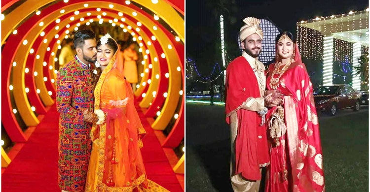 জমকালো আয়োজনে সিয়ামের বিয়ের অনুষ্ঠান