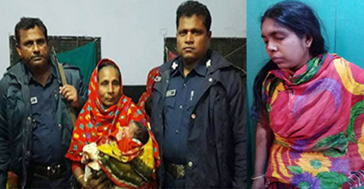 নবজাতক চুরির ৮ ঘণ্টা পর উদ্ধার, গ্রেফতার এক