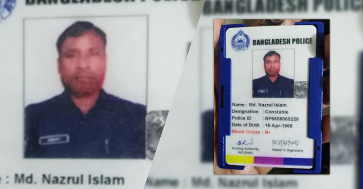 পুলিশ বক্সের সামনেই পুলিশকে চাপা দিল কাভার্ডভ্যান