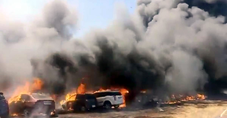 300 vehicles gutted in fire at Aero-India air show in Bengaluru
