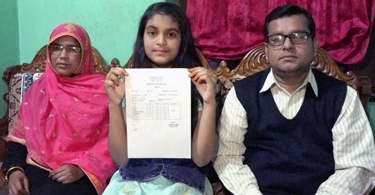 ৬০০ তে ৬০০ পেয়ে দেশসেরা জেরিন