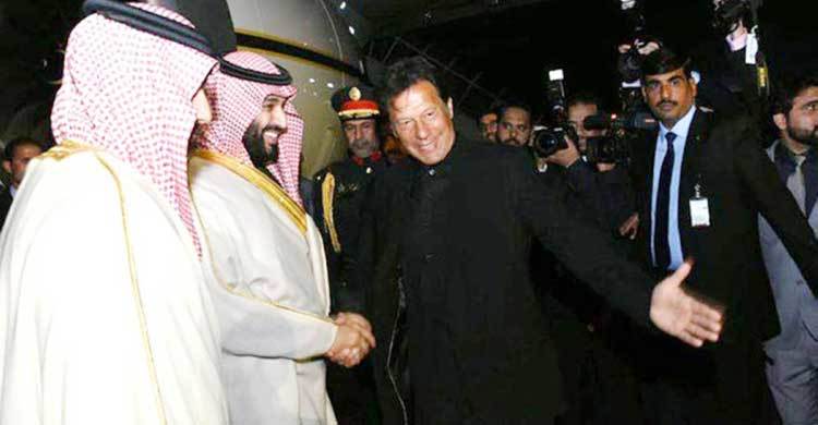 Saudi crown prince oversees $20bn of deals with Pakistan