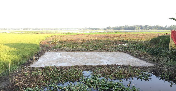 হাওরে বাঁধ নির্মাণকাজ শুরু না হওয়ায় শঙ্কায় কৃষকরা