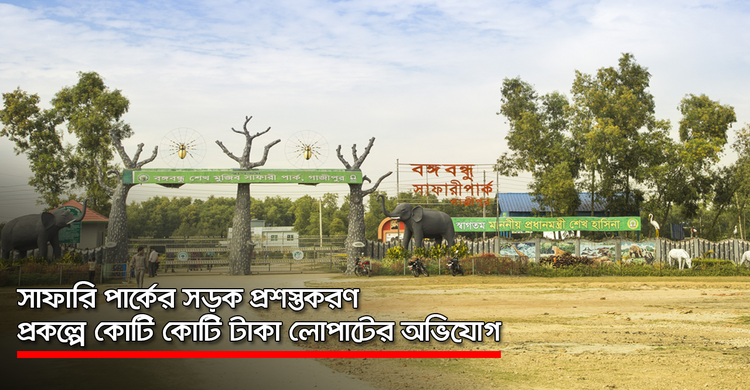 সাফারি পার্কের সড়ক প্রশস্তকরণ প্রকল্পে কোটি কোটি টাকা লোপাটের অভিযোগ | ২৫ অক্টোবর ২০২০