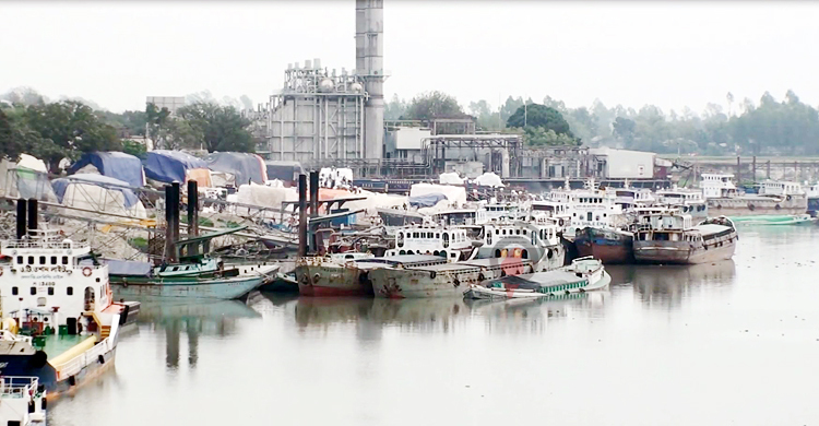 নব্য সংকটে স্থবির বাঘাবাড়ী নৌ-বন্দর