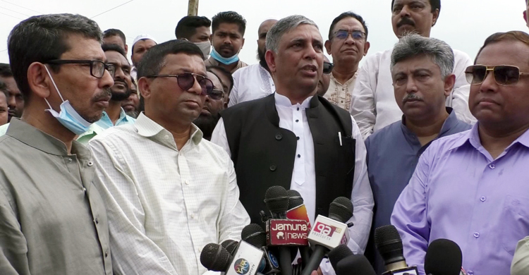 পদ্মা সেতু উদ্বোধনের জনসভাস্থল পরিদর্শনে আ’লীগের প্রতিনিধি দল