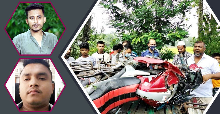 ফেনীতে ট্রাকের ধাক্কায় প্রাণ গেল ২ মোটরসাইকেল আরোহীর