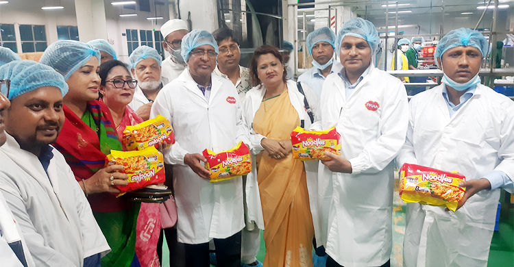 প্রাণ-এর শিল্পপার্ক পরিদর্শনে কৃষিমন্ত্রী