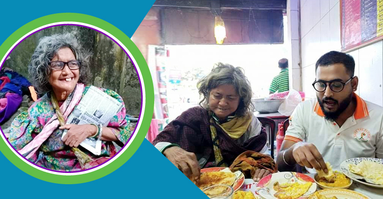 ভাইরাল হওয়া সেই খুকির পাশে তরুণরা