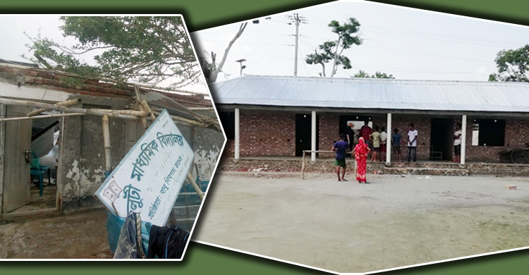 ‘কান্ডারী’র শ্রমে ফের দাঁড়ালো দেলুটি গ্রামের ‘বাতিঘর’
