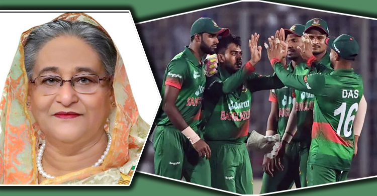 ভারতের বিপক্ষে সিরিজ জেতায় টাইগারদের প্রধানমন্ত্রীর অভিনন্দন