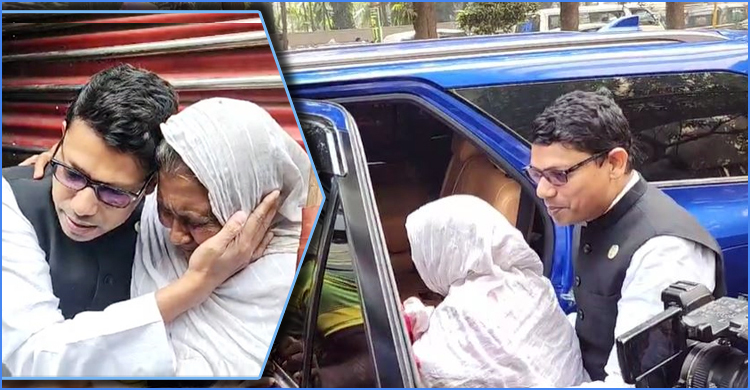 গাড়িতে করে বাড়ি পাঠালেন পলক, ঘর দেওয়ার প্রতিশ্রুতি