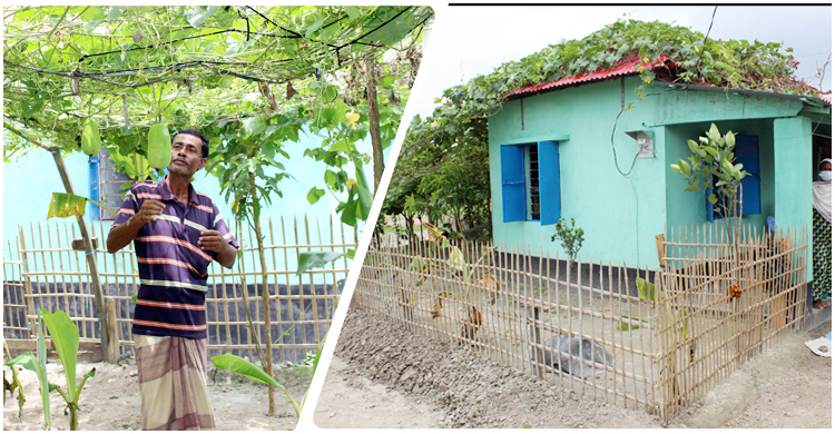 উপহারের ঘর এখন জীবিকারও উৎস আব্দুস সালামের