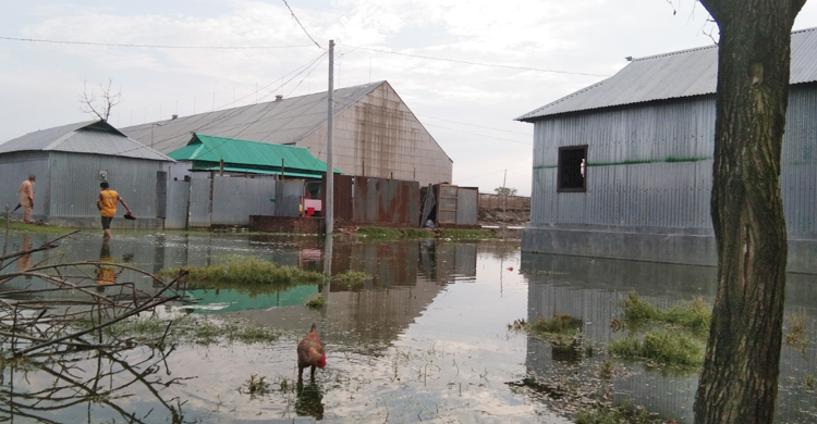 কালভার্টের মুখ বন্ধ করে দিয়েছে কে বা কারা, দুর্ভোগে শতাধিক পরিবার