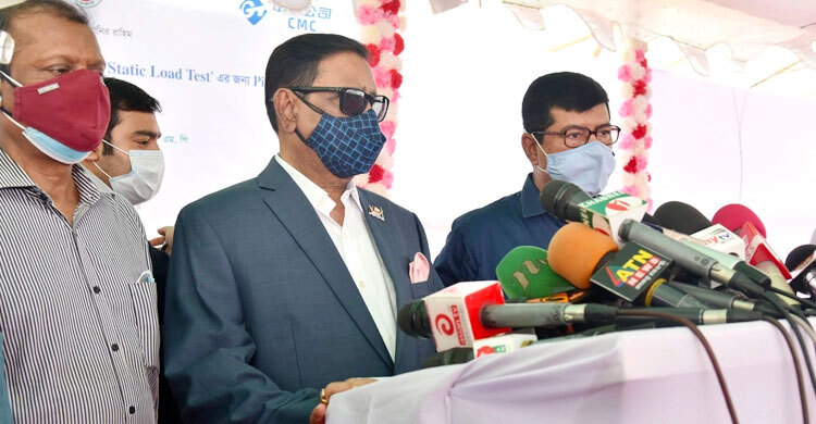 প্রকল্পের নির্মাণ কাজে নয়-ছয়ের সুযোগ নেই: ওবায়দুল কাদের
