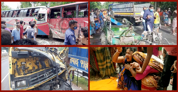 ঈদযাত্রায় ১৫৮ দুর্ঘটনা, নিহত ২০৭ জন