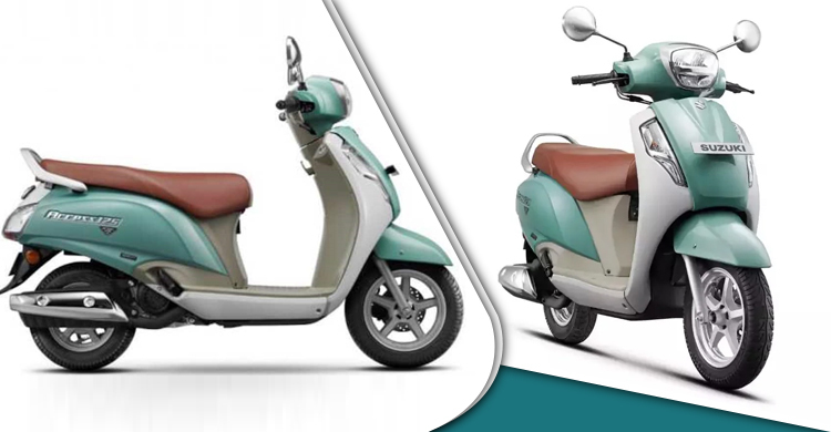 নতুন রঙে এলো সুজুকির পুরোনো স্কুটার