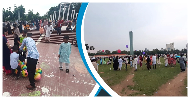 লোকারণ্য শহীদ মিনার ও সোহরাওয়ার্দী উদ্যান | ১৭ মে ২০২১