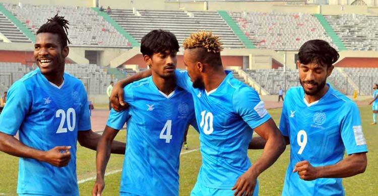 জয়ের হ্যাটট্রিক আবাহনীর