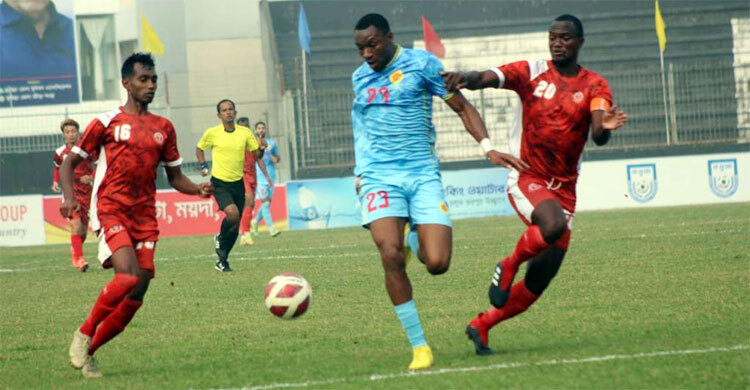 জীবনের শেষ মুহূর্তের গোলে জিতলো আবাহনী