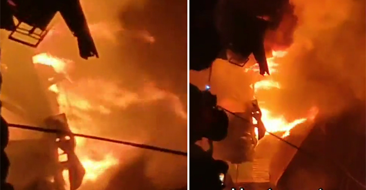 আট দোকানে আগুনে পুড়লো কোটি টাকার সম্পদ