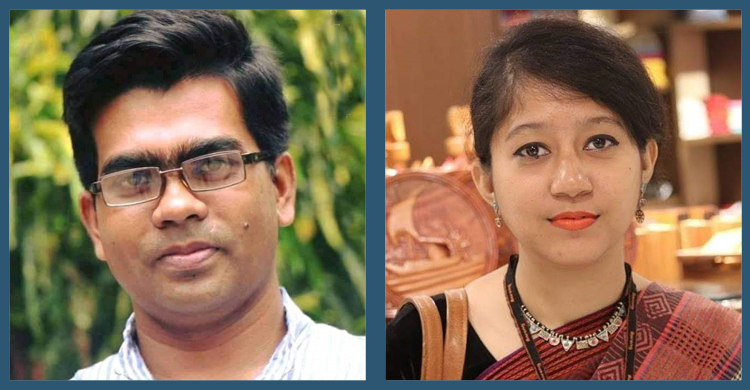 আবৃত্তি একাডেমির পরিচালক জুয়েল, সমন্বয়ক তাহমিনা