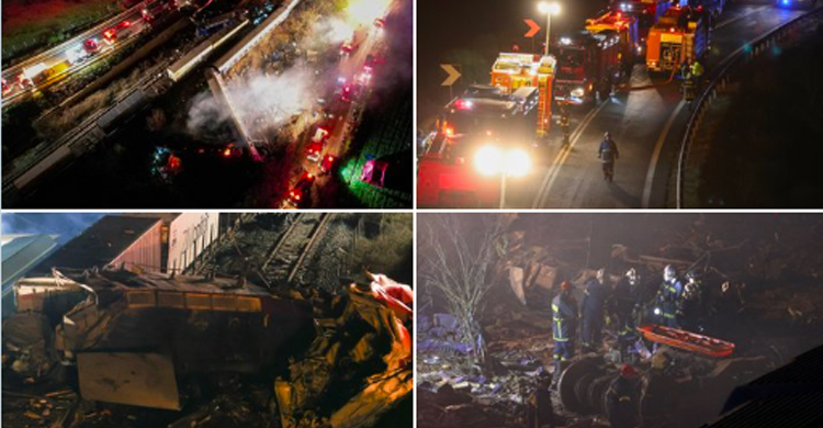 গ্রিসে দুই ট্রেনের মুখোমুখি সংঘর্ষে নিহত বেড়ে ২৬