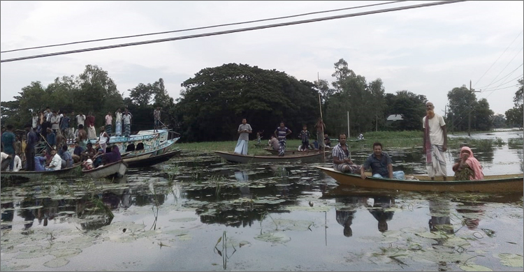 টাঙ্গাইলে বিদ্যুৎস্পৃষ্টে নৌকার ৫ যাত্রী নিহত