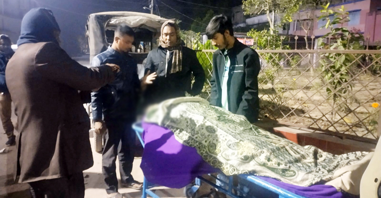 স্বামীর অটোরিকশা থেকে ছিটকে পড়ে প্রাণ গেলো স্ত্রীর