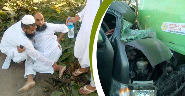 সীতাকুণ্ডে মাইক্রোবাস-কাভার্ডভ্যান সংঘর্ষে আহত ৫