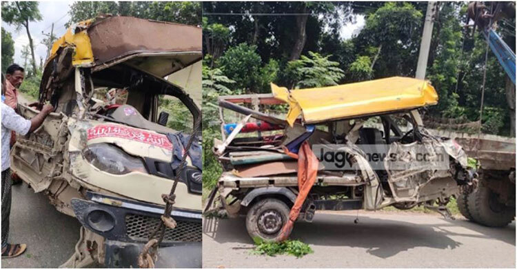 5 killed as truck collides with Leguna in Sirajganj
