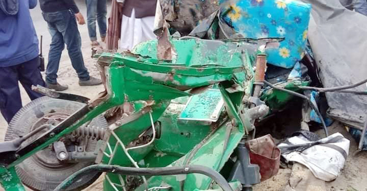 বগুড়ায় হানিফ পরিবহনের বাস-অটোরিকশা সংঘর্ষ, নিহত ৫