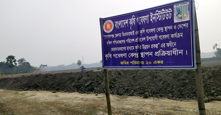 দক্ষিণ-পশ্চিমাঞ্চলের কৃষির উন্নয়নে হচ্ছে পূর্ণাঙ্গ গবেষণা কেন্দ্র