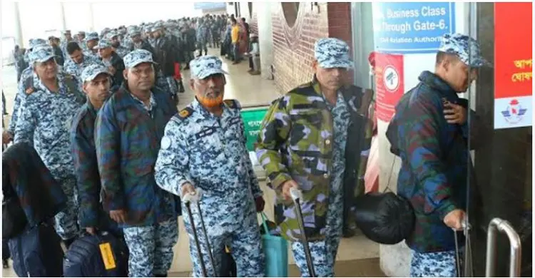 BAF replaces contingents in DR Congo