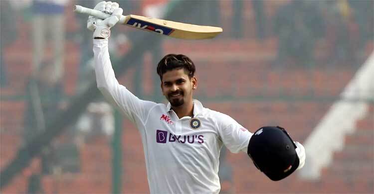 অভিষেকেই সেঞ্চুরি তুলে নিলেন স্রেয়াশ আয়ার