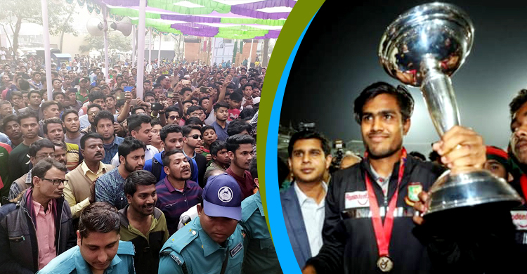 গান গেয়ে ফুল ছিটিয়ে আকবরকে বরণ করল রংপুরবাসী