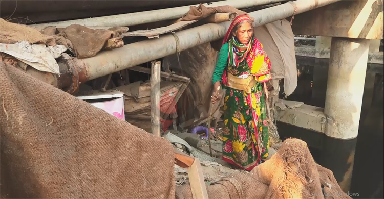 ৪০ বছর ব্রিজের নিচে বাস করা আলেয়া পাচ্ছেন সরকারি ঘর