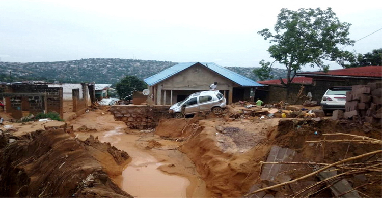 কঙ্গোতে ভারি বৃষ্টি-বন্যা, নিহত অন্তত ৫০