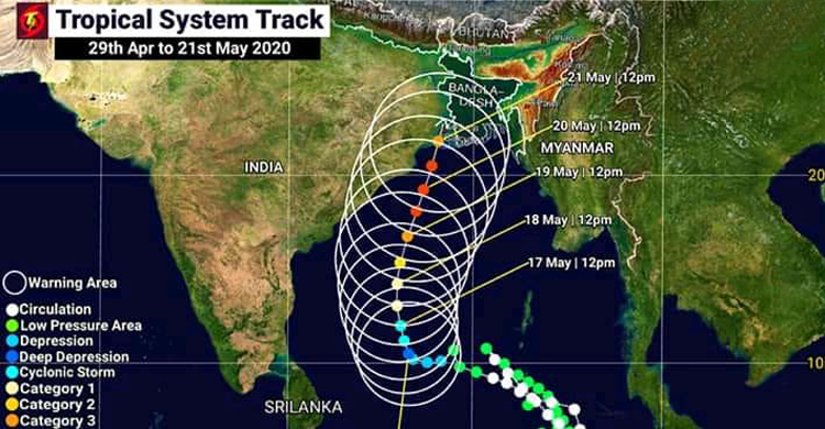রাতেই ঘূর্ণিঝড়ে রূপ নিতে পারে নিম্নচাপ, আছড়ে পড়বে ঈদের আগেই!