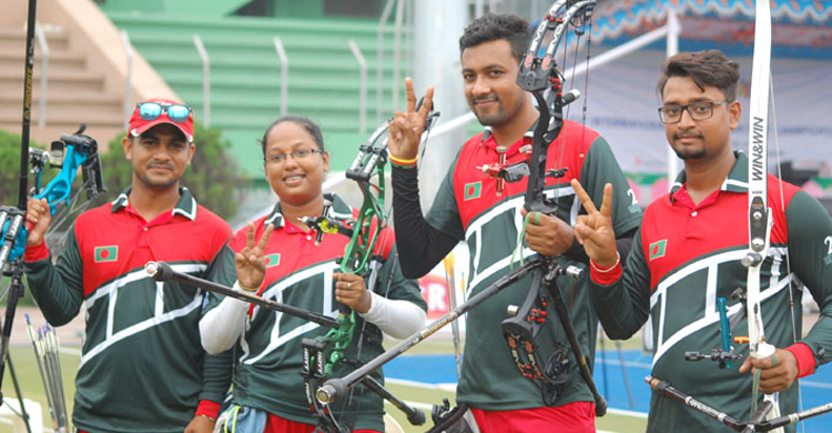 আরচারি থেকে এল অষ্টম স্বর্ণপদক