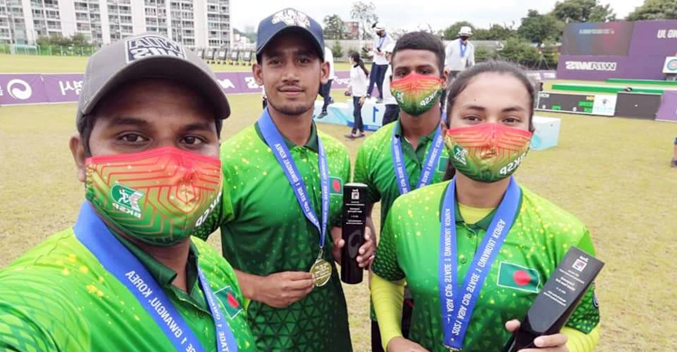 এশিয়ান আরচারিতে দুটি রৌপ্য বাংলাদেশের